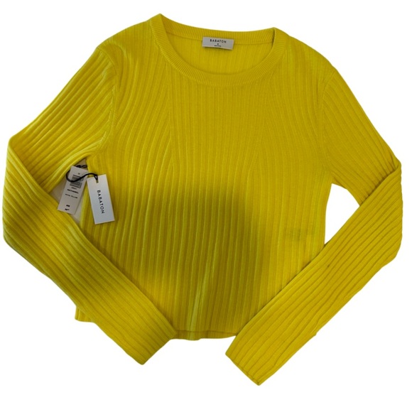NWT Babaton Royal Yellow Nathaniel Sweater Size M - Picture 6 of 7